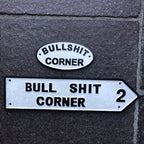 Bull Signs Cast Iron