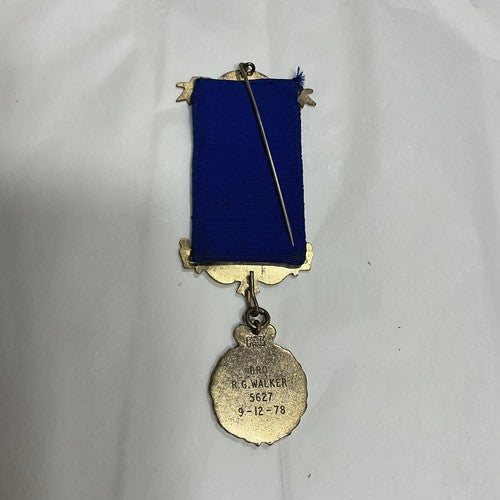 Masonic Buffs Jewel 1978 Jewel And Ribbon