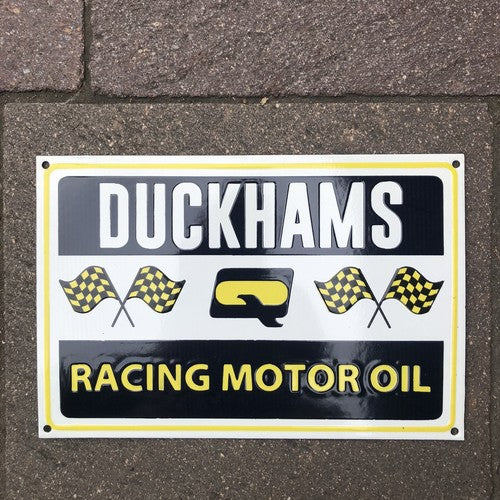 Duckhams Racing Motor Oil Enamel Sign