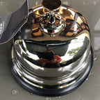 Chrome Desk Bell 21 X 21 X 14 Cms