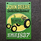 John Deere Quality Farm Equipment Cast Iron Sign