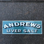 Andrews Liver Salt Enamel Sign