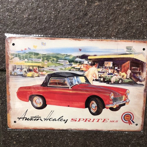 Austin Healey Metal Sign