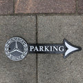 Mercedes Parking Iron Cast Iron
