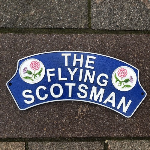 Flying Scotsman Cast Iron Sign