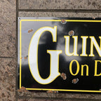 Guinness On Draught Enamel Sign