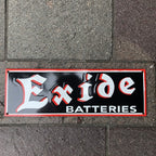 Exide Batteries Enamel Sign