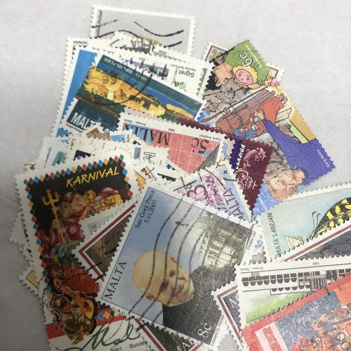 Stamps Of Malta 90 Different Collectors Duplicates