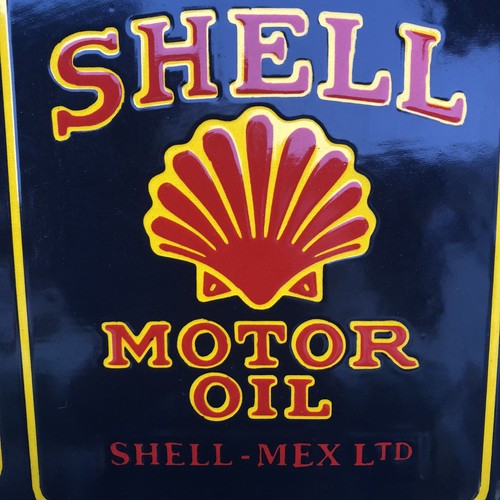 Shell Motor Oil Enamel Sign