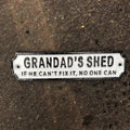 Grandads Cast Iron Sign