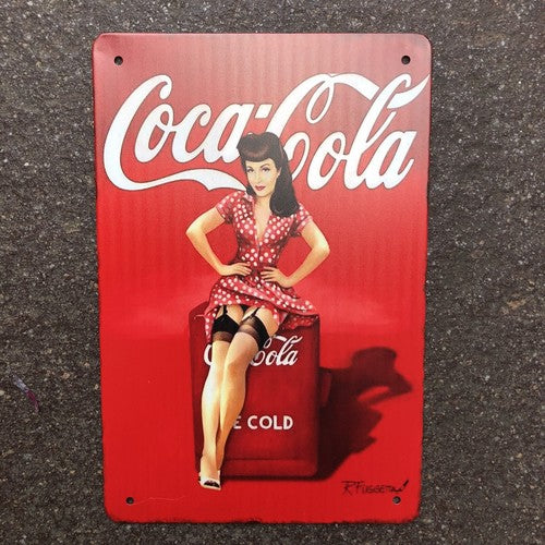 Coca Cola Lady Red Polka Dress New Design