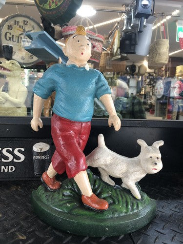 Tin Tin Cast Iron Doorstop