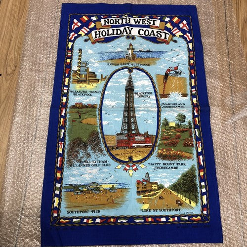 North West Holiday Coast Vintage Tea Towel
