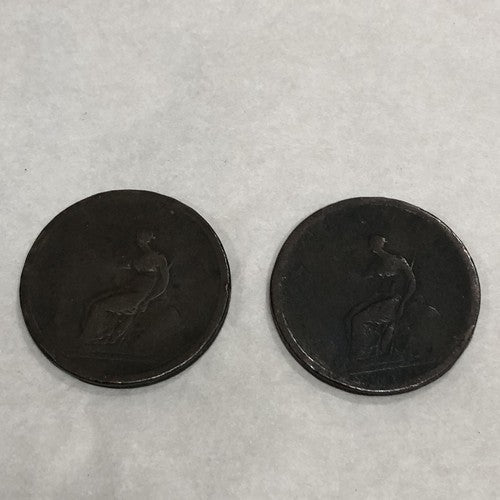 George 3 RD Copper Penny Coins