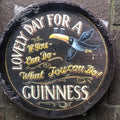 Guinness Lovely Day For A Guinness Barrel Style Lid