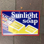 Sunlight Soap Enamel Sign
