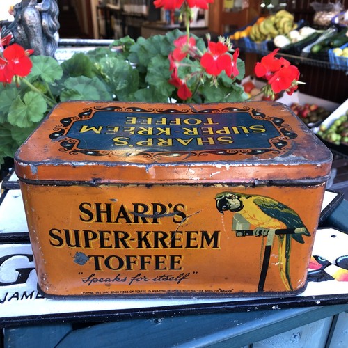 Sharps Super Kreem Toffee Vintage Tin