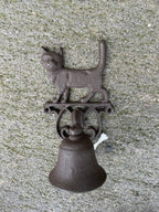Cat Cast Iron Bell