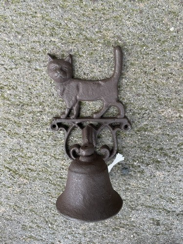 Cat Cast Iron Bell