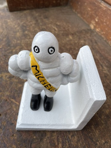 Michelin Men Cast Iron Bookends