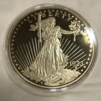 Gold Plated Copper Medallion Classic 1933 USA Dollar Double Eagle Coin