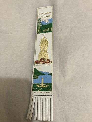Bookmark Lochaber Scotland Vintage Leather