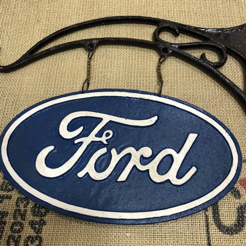 Ford Cast Iron Double Sided Sign