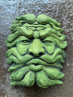 North Wind Green Man Wall Garden Plaque