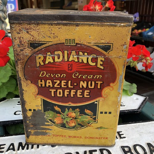 Radiance Devon Cream Hazel - Nut Toffee Vintage Tin