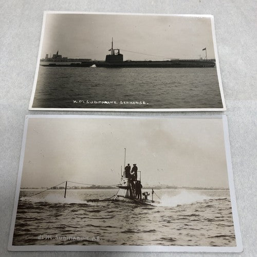 British Submarine Real Photograph Post Cards