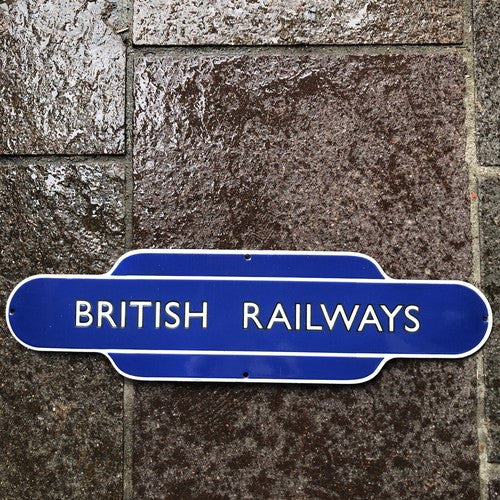 British Railways Enamel Sign