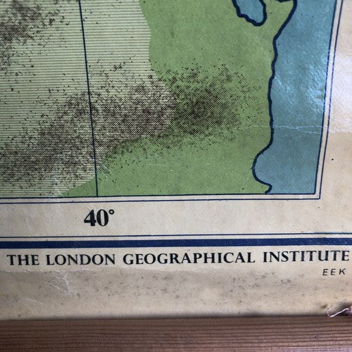 Philips Antique Wall Map If Tanganyika 1959âwall  Map