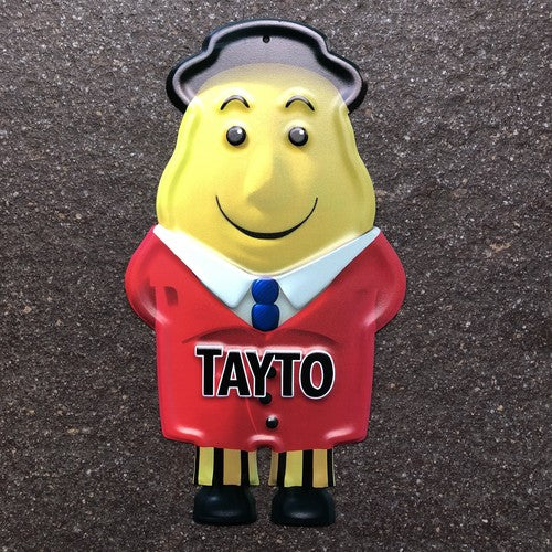 Tayto Man Metal Sign