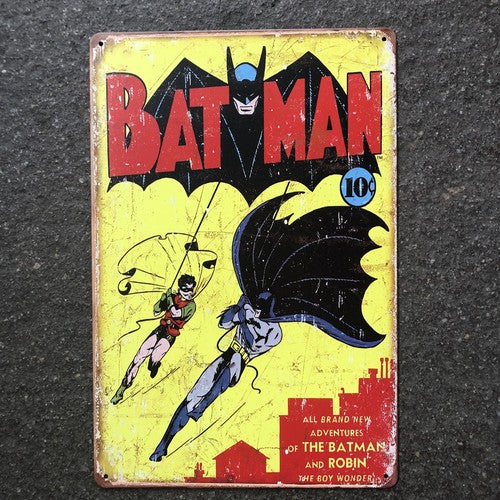 Batman Metal Sign