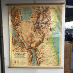 Philips Antique Wall Map If Tanganyika 1959âwall  Map
