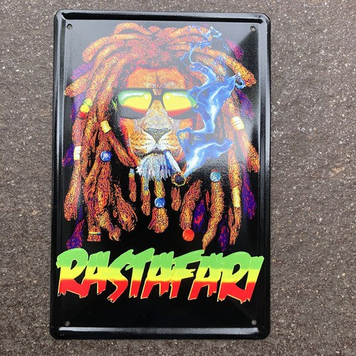 Rastafari Metal Sign