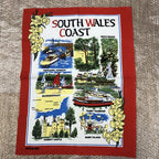 South Wales Coast Vintage Tea Towel