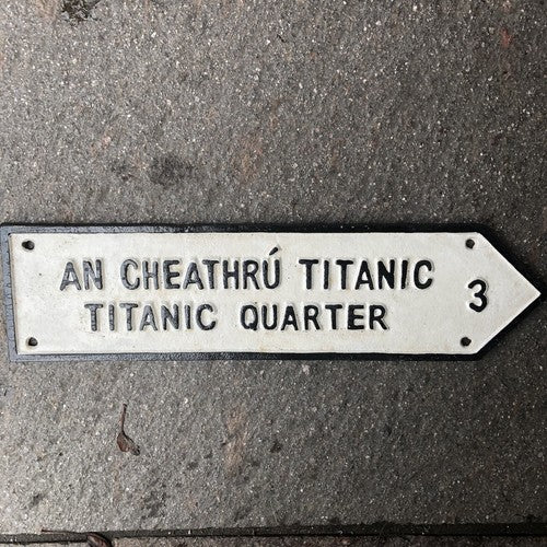 Titanic Cast Iron Sign Large