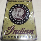 Indian Motorcycle Tin Sign