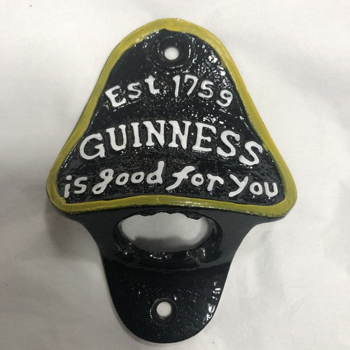 Guinness Cast Iron Wall Bottle Opener