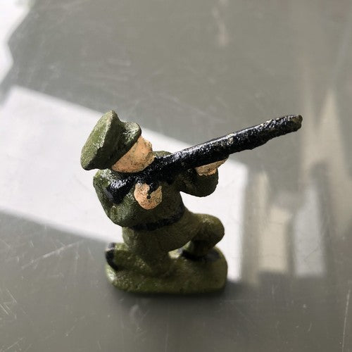 Set Of Six Cast Iron Soldiers