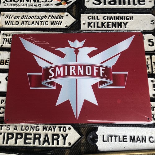 Smirnoff Tin Sign