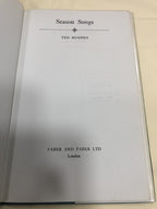 Ted Hughes Season Songs First Edition 1976 See All Photos