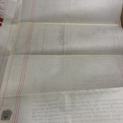 Vellum Indenture Documents 1888