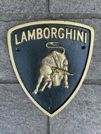 lamborghini Cast Iron Sign
