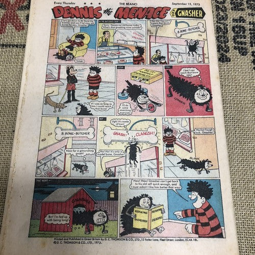 Beano Bundle Of Four 1973s Comics