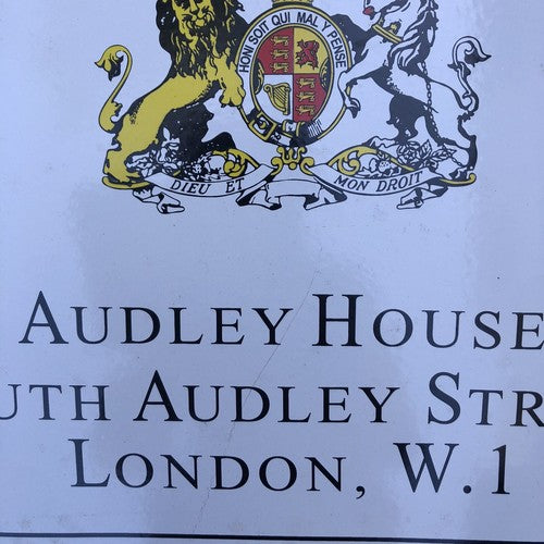 James Purdy Good Quality Enamel Sign