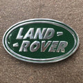 Land Rover polished Aluminium sign
