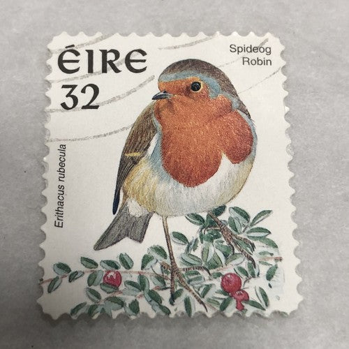 Bird Irish Punt Currency Definitive Postage Stamps