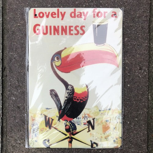 Lovely Day For A Guinness Tin Sign
